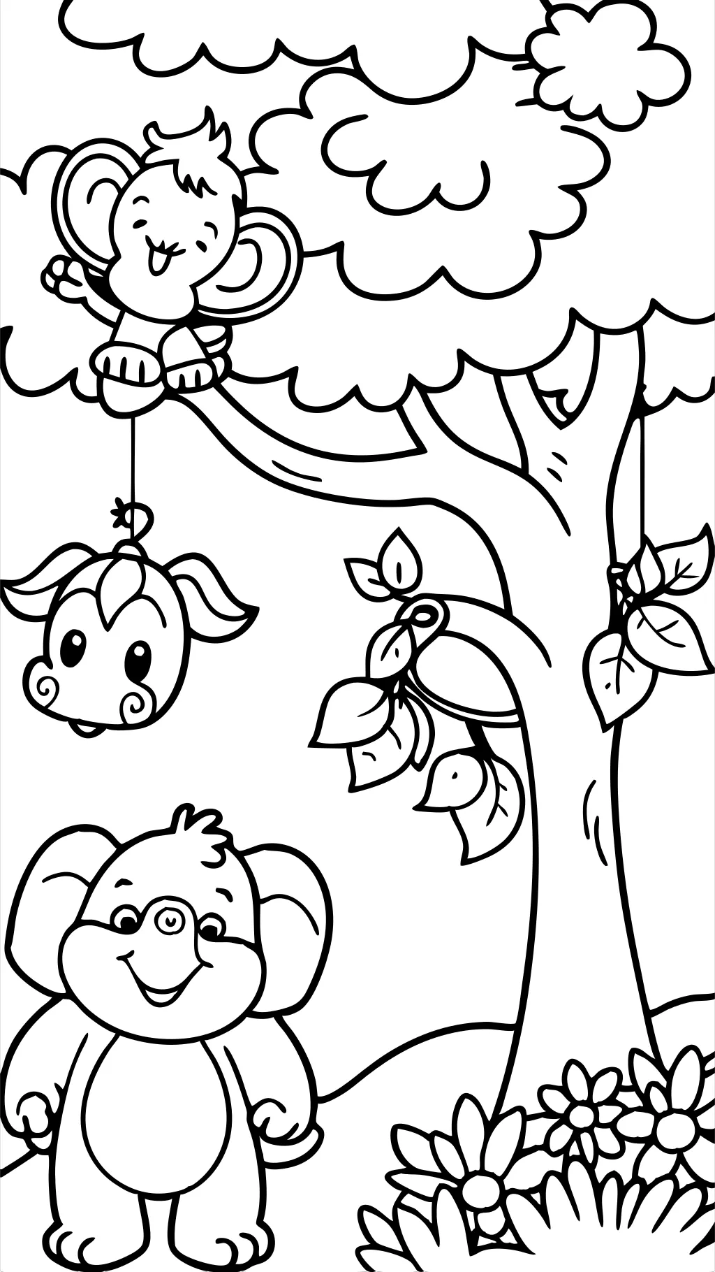 cartoon coloring pages to print